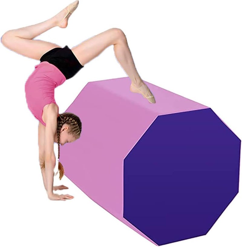 BLKMTY Octagon Mat for Gymnastics Octagon Tumbler Mat Gymnastics Skill Shape Tumbling Mats Somersault Backbend Tumbling Trainer for Home Exercise Gymnastic Equipment Mats for Kids - Image 1